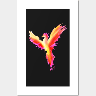 Bright light phoenix Posters and Art